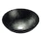 Anzzi Amalfi Round Glass Vessel Bathroom Sink with Stellar Black Finish LS-AZ902 - alternate 1